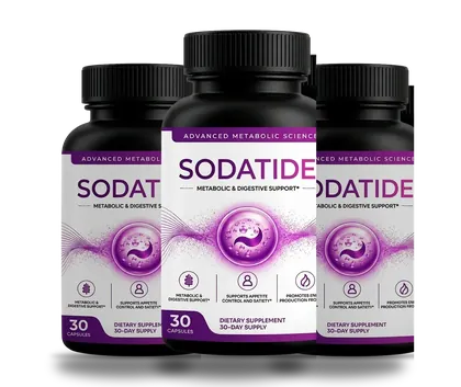 3 bottles of Sodatide, a 90-day supply